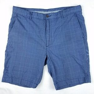 Cremieux blue plaid shorts size 36